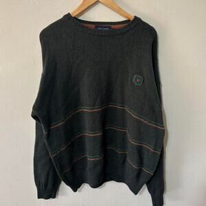 Vintage Tricot Marine Merino Wool Made in Ireland Green Sweater Size Men’s XL